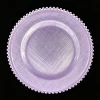 glass charger plate, table decoration plate, festival, wedding and party table plate Specification image